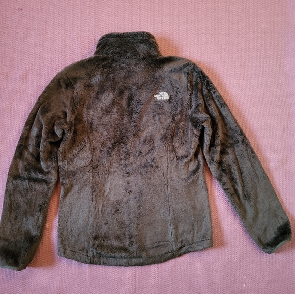 The North Face Brown Fuzzy Fleece Jacket Womens Small Ski Jacket Insert AMVD - Picture 9 of 11